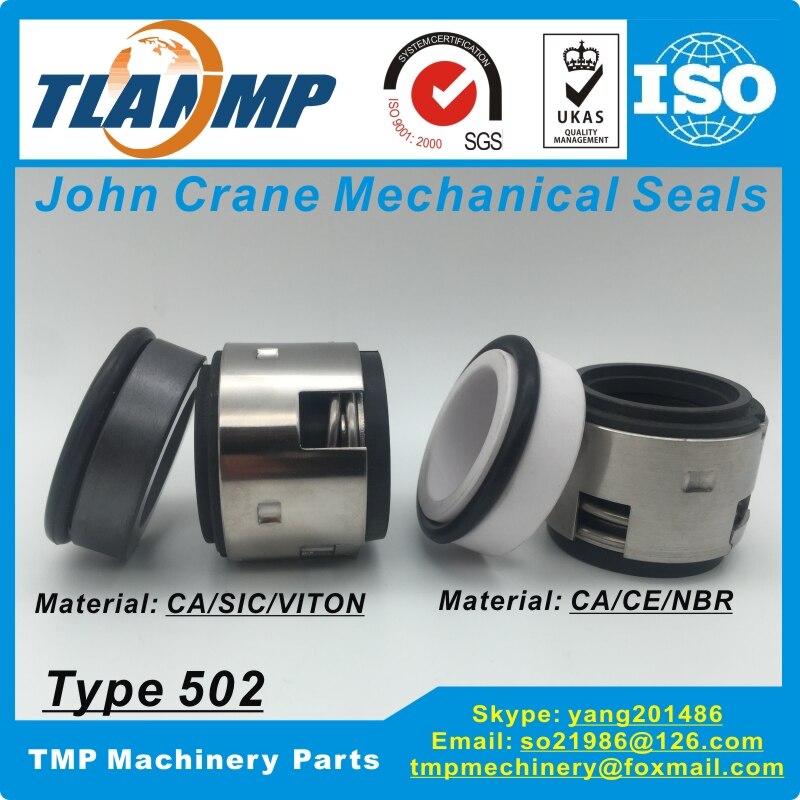 T502-25 502/25 J-Crane Mechanical Seals (Materiaal: Carbon/Sic/Vit, carbon/Keramische/Nbr) | Type 502 Elastomeer Balg Pomp Zeehonden
