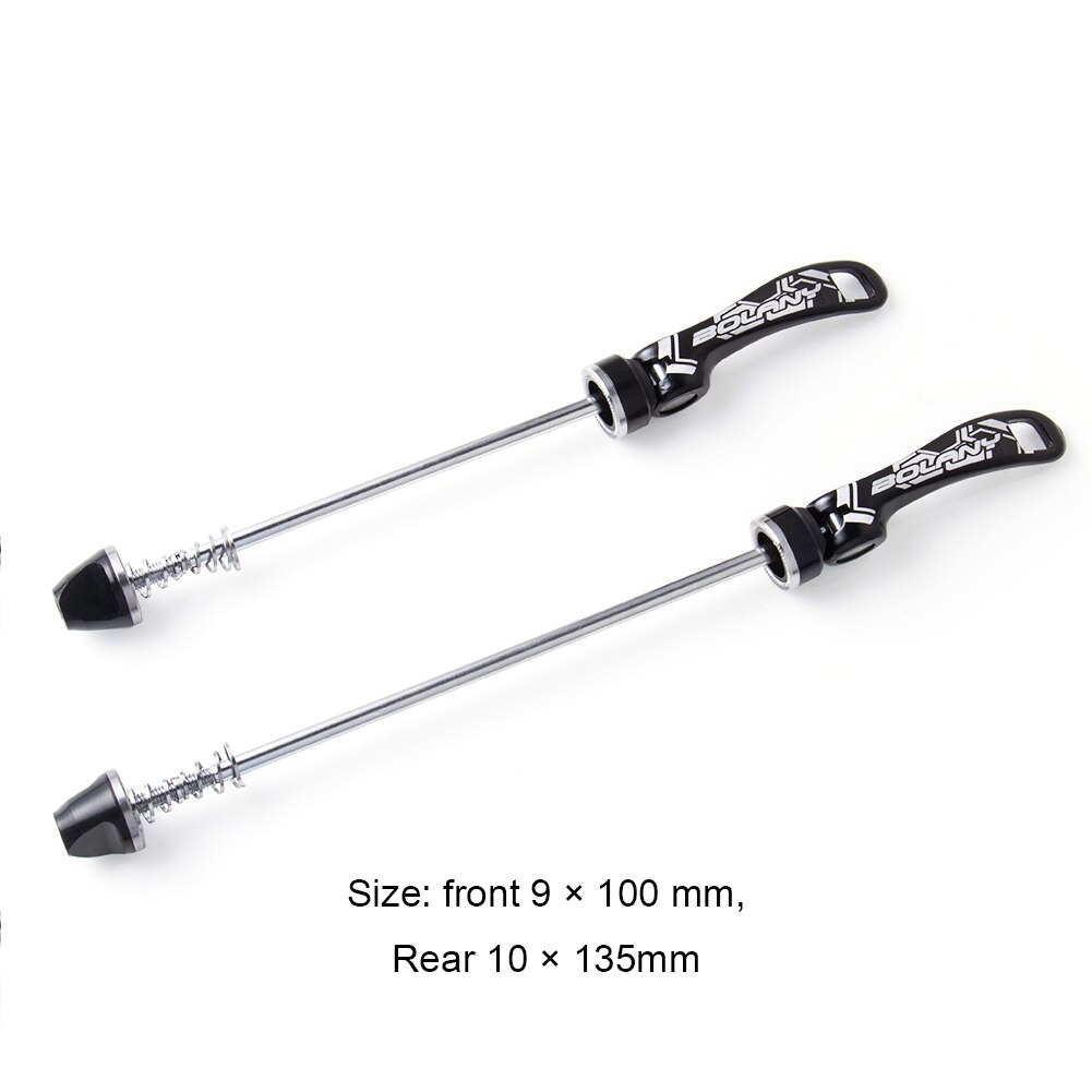 Bicycle Quick Release Skewers Lever MTB Road Cycling Bike Aluminum Alloy Mountain Bikes Skewer Lever Bicycle Accessories 5 Color: Black
