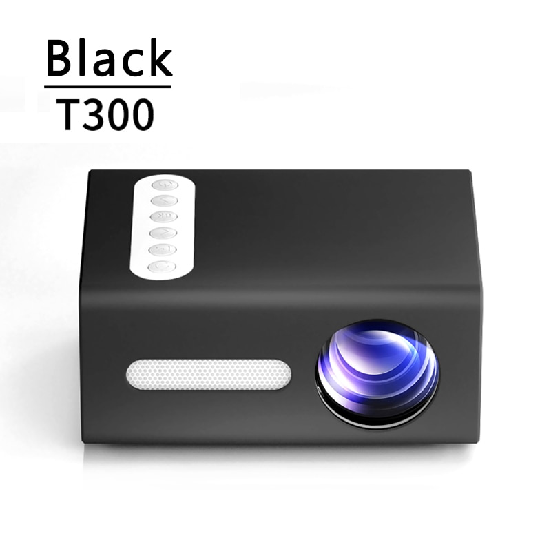 T300 LED Mini Projector 320x240 Pixels Support 1080P HDMI USB Portable proyector Home Media Player Kids VS YG300 Projector