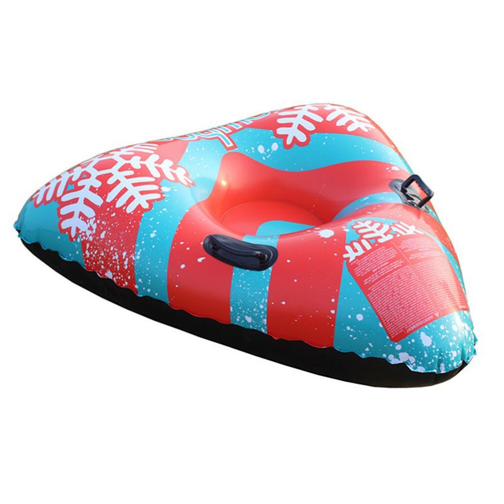 122cm Schnee Schlauch Aufblasbare Winter Einzigen Dreieck Ski Schnee Schläuche Erwachsene Sitz Schnee Rohr Kalt-Beständig Verdickt PVC schnee Schläuche: Ursprünglich Titel