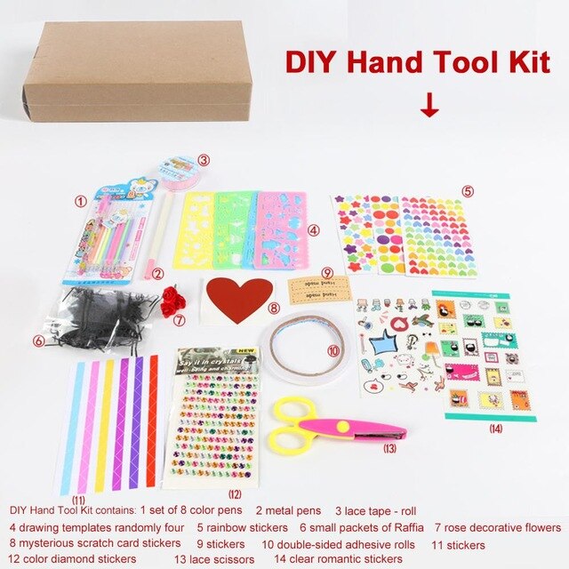 DIY Accessories Red Explosion Box Assembly Handmade Photo Birthday Party Unique Explosion Box Love: DIY accessories