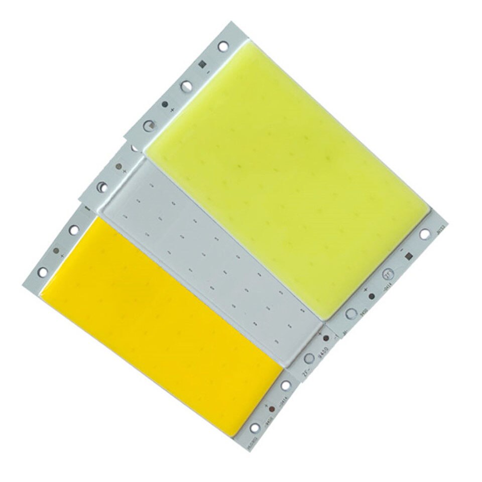 Panneau lumineux LED 12V 15W COB avec contrôleur de gradation 1500lm, 2 pièces/lot, ampoule blanche froide naturelle chaude pour la décoration de travail de bricolage