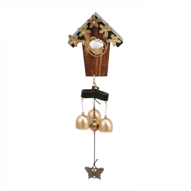 Koperen Vogelnest Windgong Antieke Huis Decoratie Windchimes Luxe Retro Muur Opknoping Decoratie