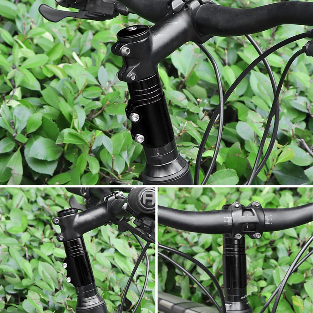 Adjustable Bicycle Handlebar Extender Aluminum Alloy Black Bike Fork Extender MTB Mountain Rise Extender Outdoor Cycling Part