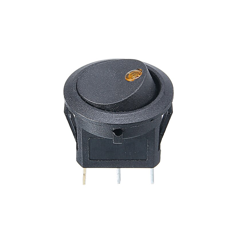 20x Car Pushbutton Switch ON/OFF Round Rocker Switch LED Car Dashboard Dash Boat 12V Waterproof Cap