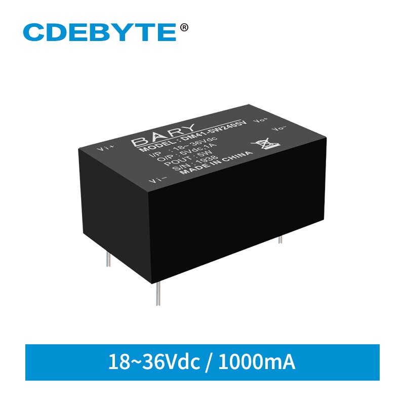 DM41-5W2405V 5W DC-DC isoliert Bock Energie liefern Modul 18-36Vdc weit Stromspannung tauchen Ultra-klein Volumen