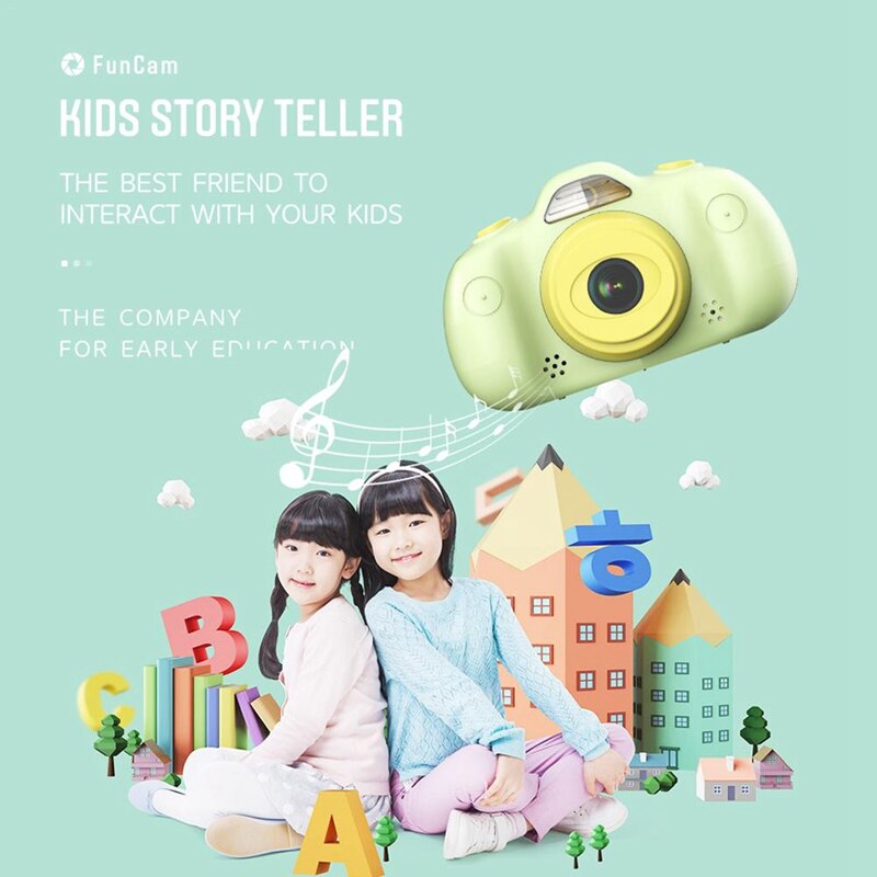 P8 Mini Kids Digital Camera Dual Lens Waterproof Camera
