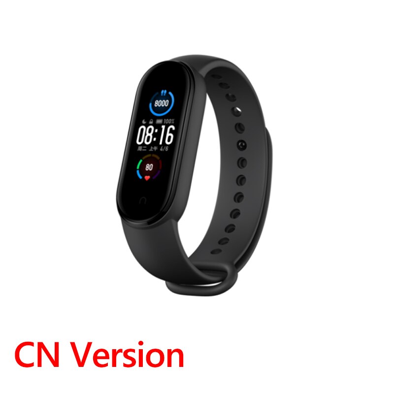 Xiaomi Originale Fascia 5 Braccialetto Intelligente AMOLED Schermo Variopinto di Frequenza Cardiaca Fitness Tracker Bluetooth 5.0 Impermeabile Miband5: style  1