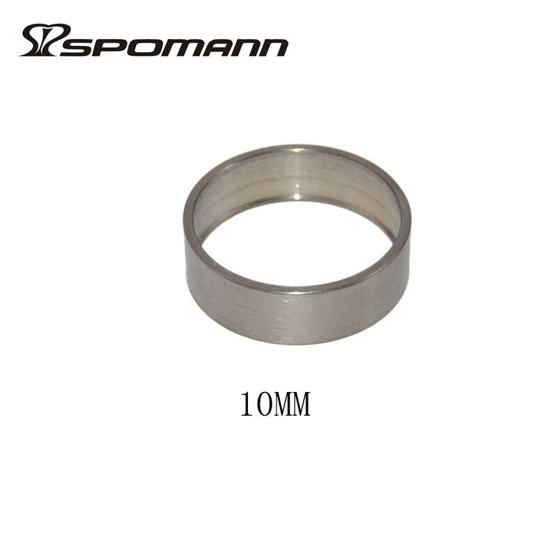 Newest ultralight Titanium alloy Road bike headsets washer Titanium bicycle stem spacer 5/10/15/20mm Mountain MTB part Free ship: 10mm