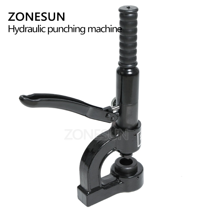 ZONESUN Portable Hydraulic Punching Machine Punch Round Hole For Steel Metal 25mm Round Hole Digger Opener Perforator Punch Tool