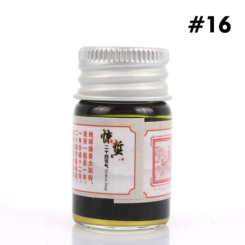 Farvet blæk ikke-kulstof blæk 5ml maleri blæk tegning signatur pen skrive fyldepenne farve skole forsyninger: Stil 3