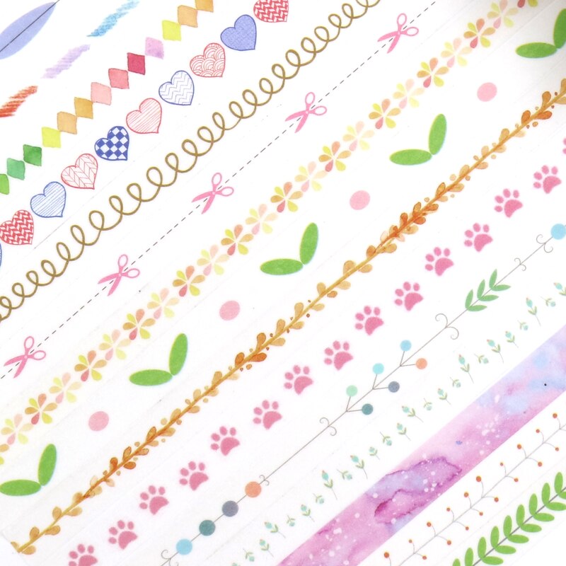 1Pcs Diy Galaxy Flower Tape Decoration Roll Diy Washi Decorative Sticky Paper Masking Tape Self Adhesive Tape Scrapbook Tape