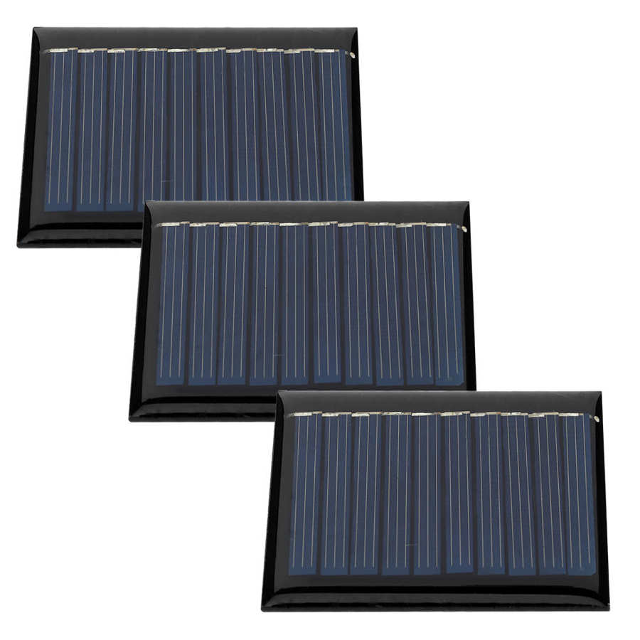 solar cells 3Pcs/Set Mini Polycrystalline Silicon Solar Power Panel Module for DIY Projects Toys Solar Panel System 0.3W 5V