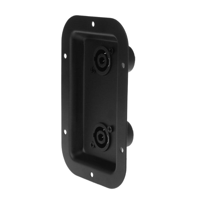 Jack Plate Socket Junction Box Clip Guitar Dual Large for SpeakOn PA Speaker Cabinets 19QA