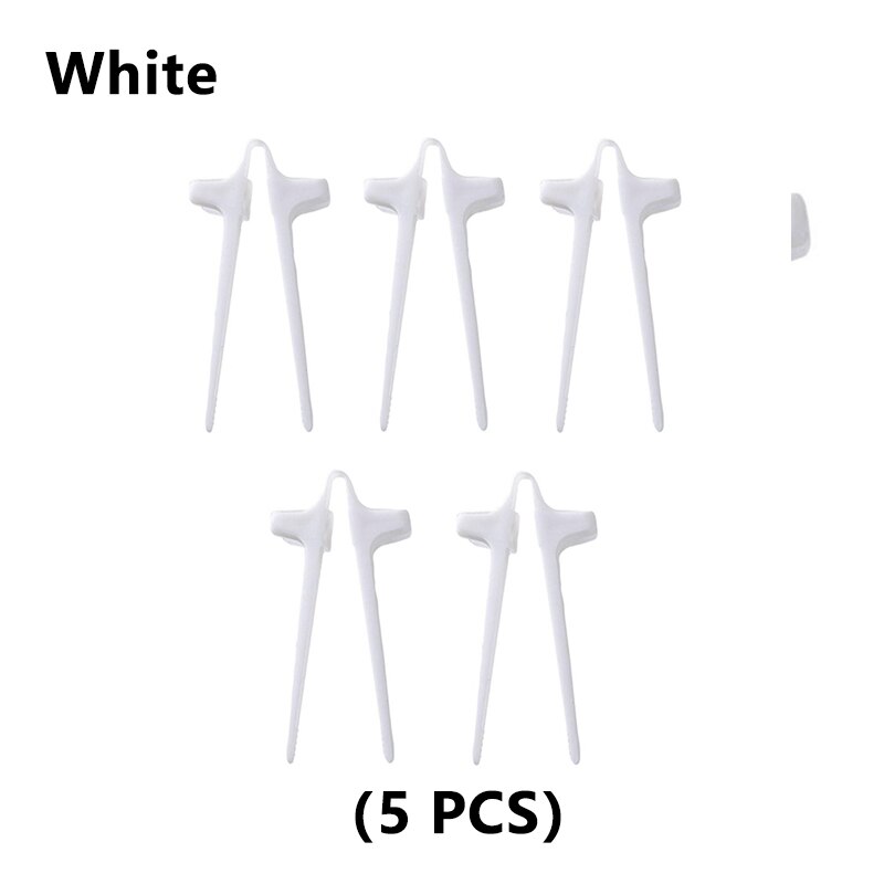 1/2/5Piece Free-Hands Snack Chopsticks Play Games Finger Chopsticks Lazy Assistant Clip Snacks Not Dirty Hand Phone Accessory: White - 5PCS