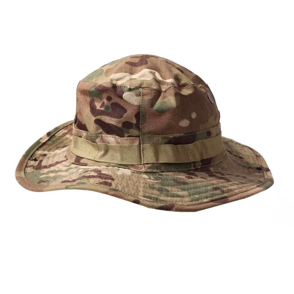 Camuflaje sombrero mexicano protector solar para deportes al aire libre de pesca Camping senderismo: CP