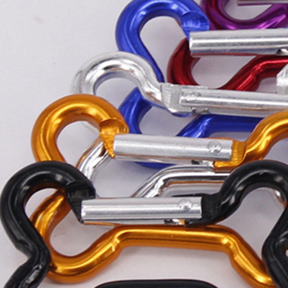 10 stuks karabijnhaak gesp aluminium botvorm klimgesp karabijnhaak voor reizen thuis buiten