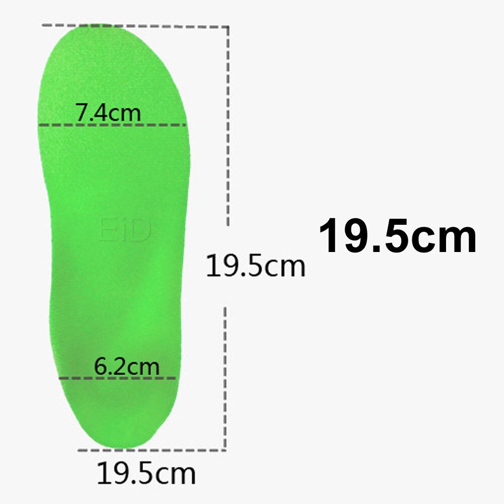 EiD 3D kids children's orthopedic insoles for shoes flat feet Arch Support insole for XO-Legs child Orthotic Insoles Foot Care: Length 19.5cm