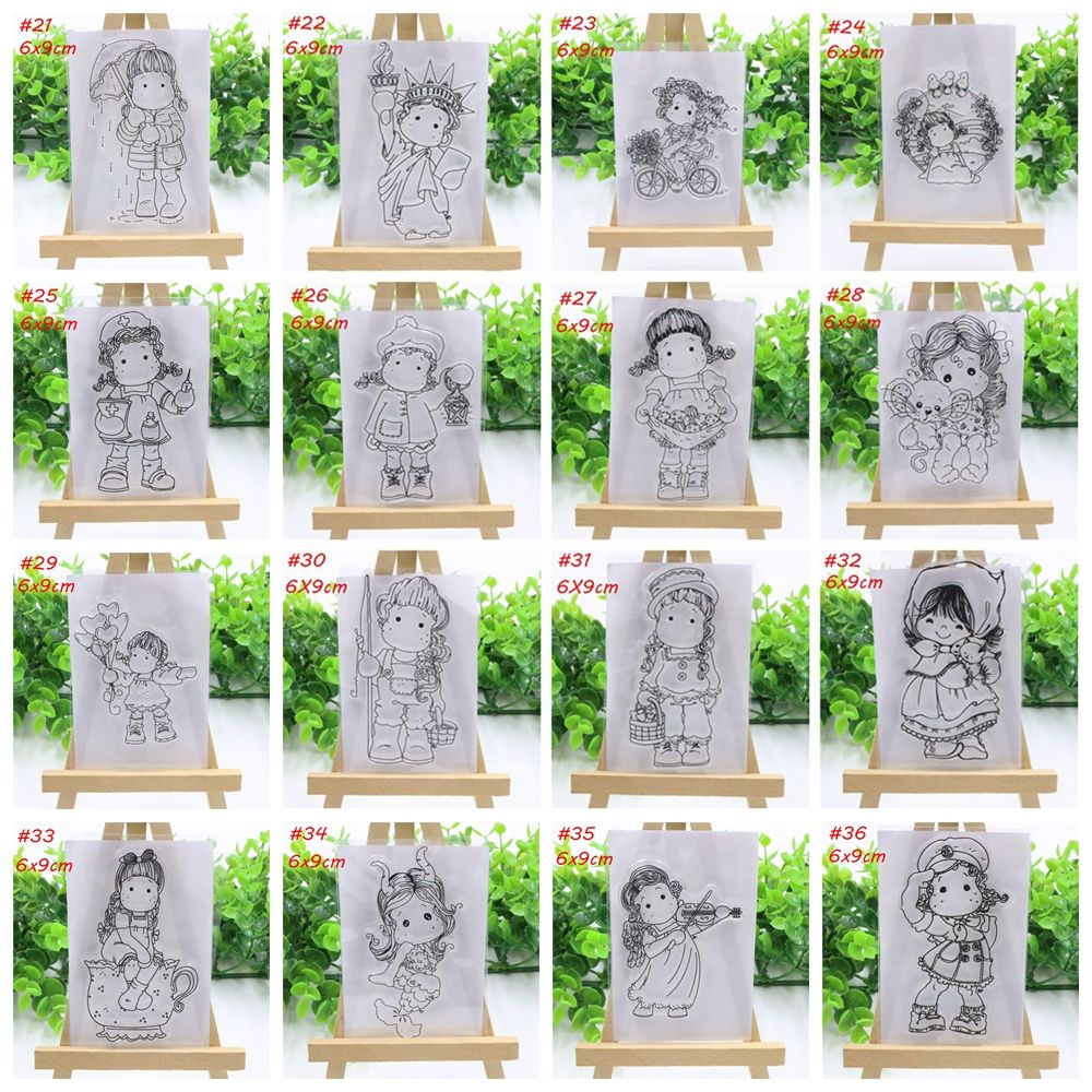Friendship Scrapbook GLOBLELAND Animal Friendship Clear Stamps Spring Flower Silicone Stamp Seal Transparent Stamp For Card Making Photo Journal Decoration DIY Scrapbooking Globeland Cutting Dies