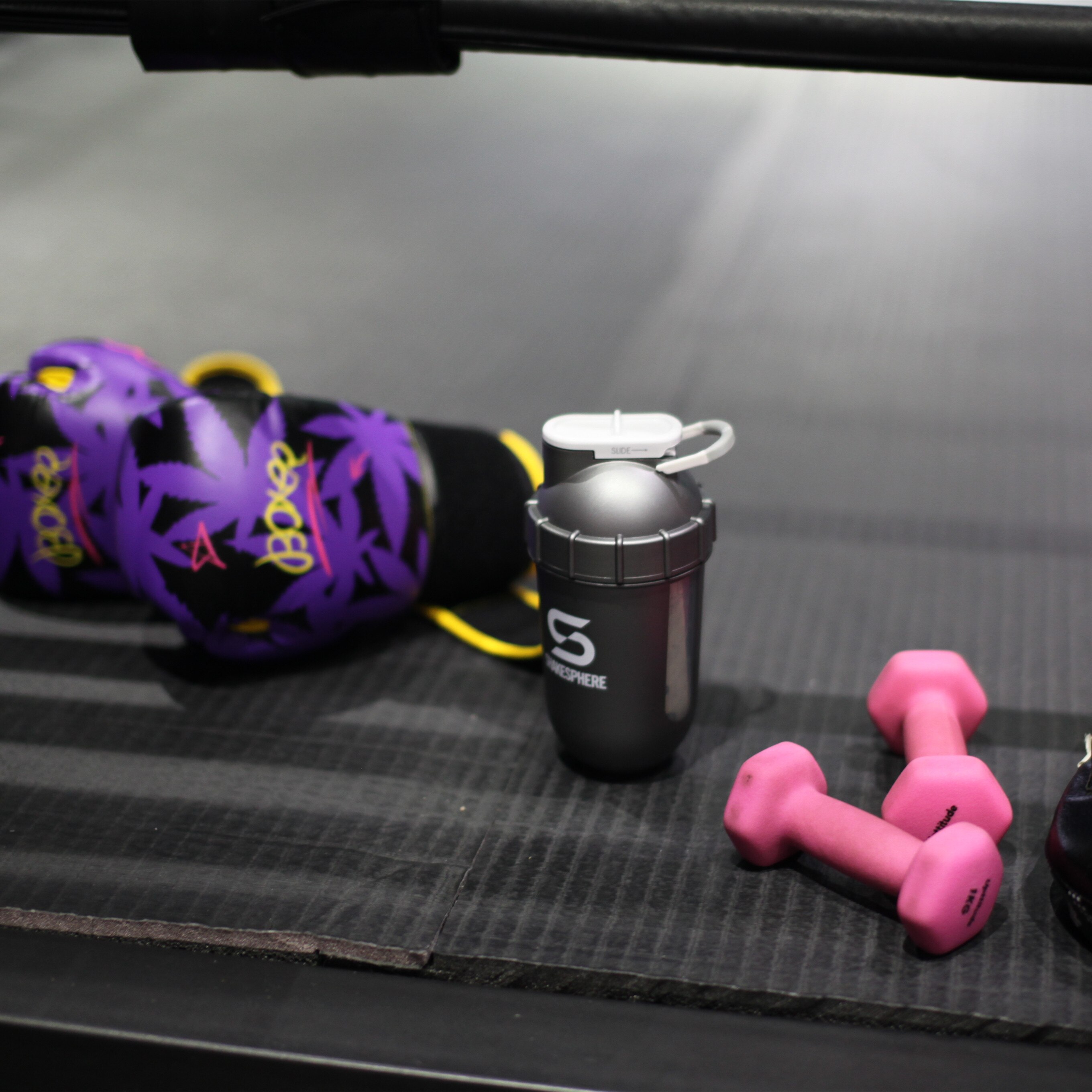 ShakeSphere Tumbler VIEW Protein Shaker Mixing Bottle with Side Window, 24oz Protein Shake Mixers Protein Blender Bottle