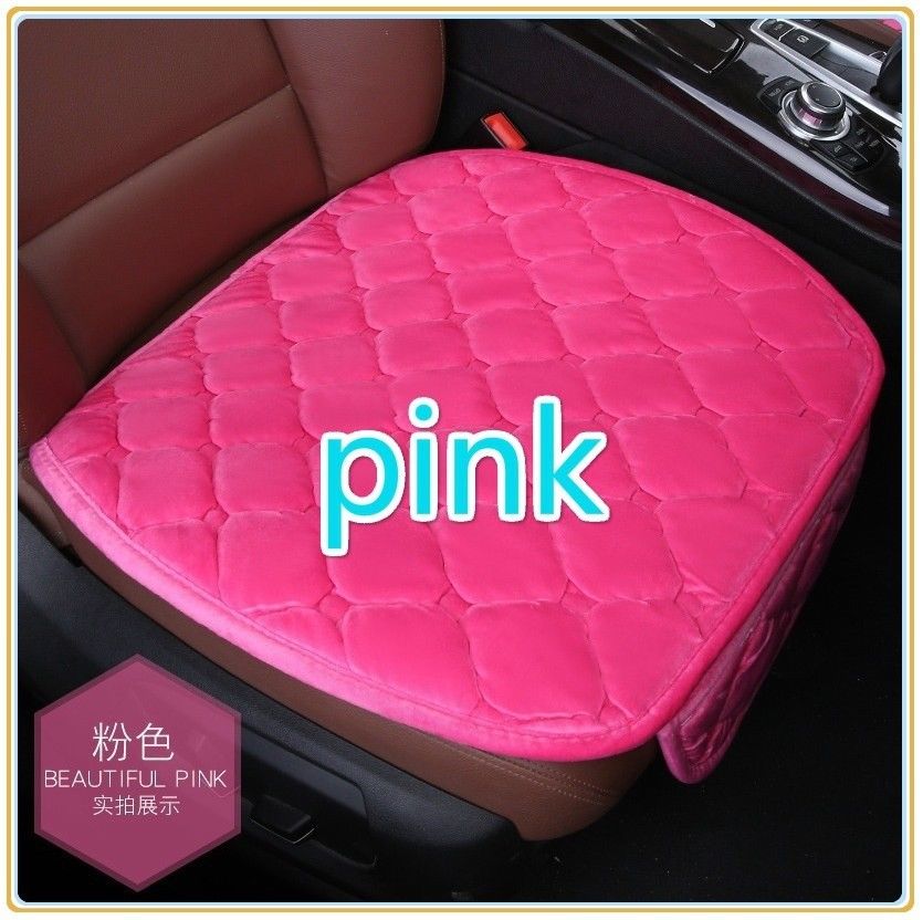 Newest Soft Breathable Cool Car Chair Gel Honeycomb Seat Cushion Saddle Back Support: Pink