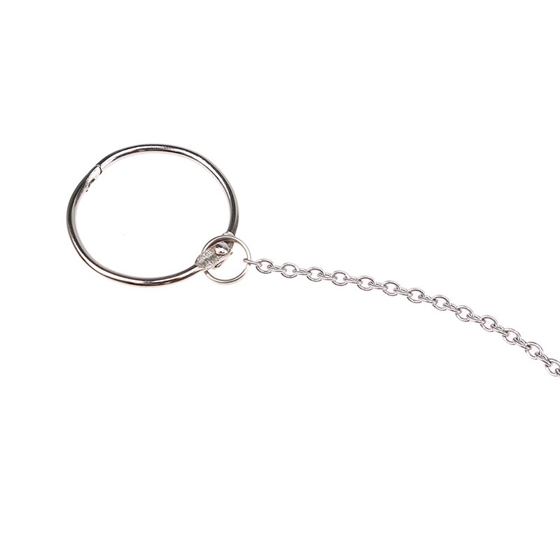 Chaîne de pied pour perroquet d&#39;oiseau en acier inoxydable, 1 pièce, accessoires #5 #7 #8, fournitures pour animaux de compagnie, jouets d&#39;entraînement pour oiseaux