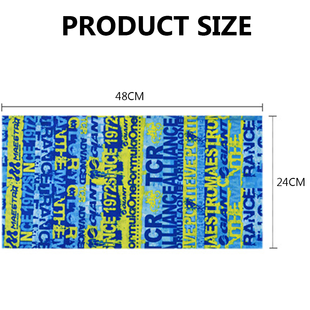 Unisex Tulband Magische Sjaal Outdoor Sport Fiets Riding Hoofdband Hoofddeksels Bike Cycling Bivakmuts Hals Cover Bandana Gezichtsmasker