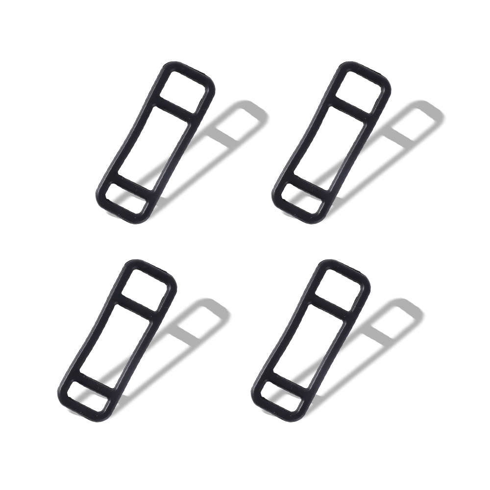 Correa elástica de silicona para grabadora de conducción de automóviles, vendaje fijo para espejo retrovisor, fijación DVR, accesorios de correas de goma: Plata