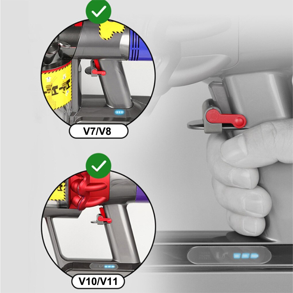 Trigger Lock Plastic Switch Button Replaceable Power Switch Vacuum Repair Part Replacement for Dyson V7 V8 V10 V11