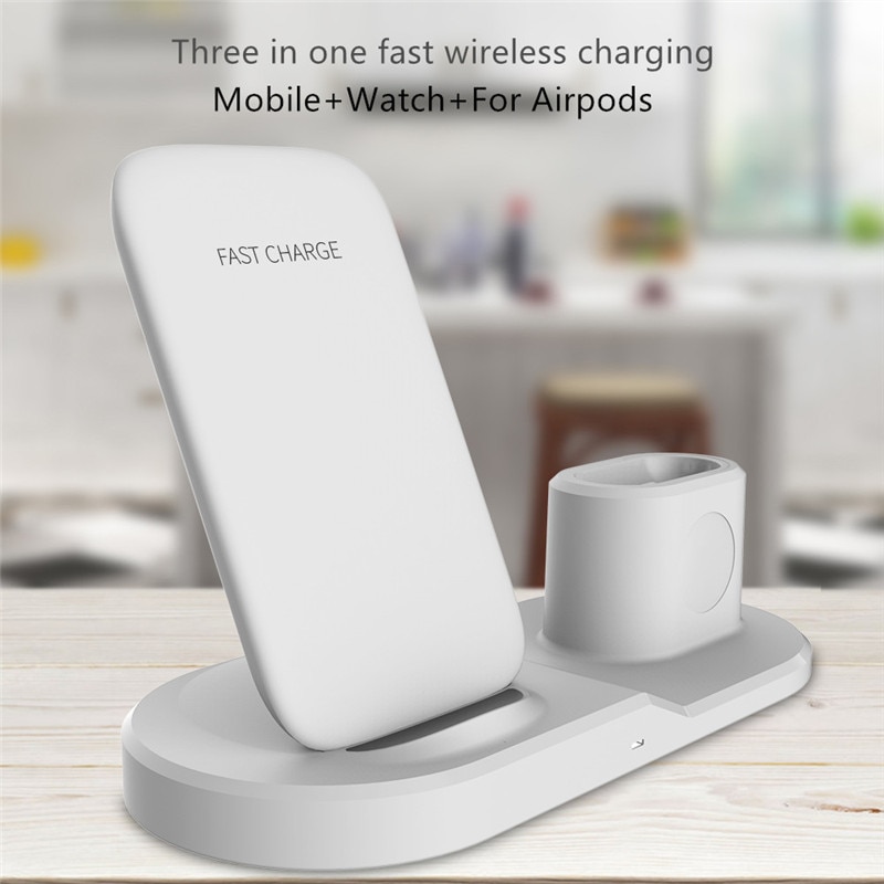 3 in- in-1 schnelllade-dockingstation für iphone xr/xs max 8 apple watch und 2 3 -4 airpods.