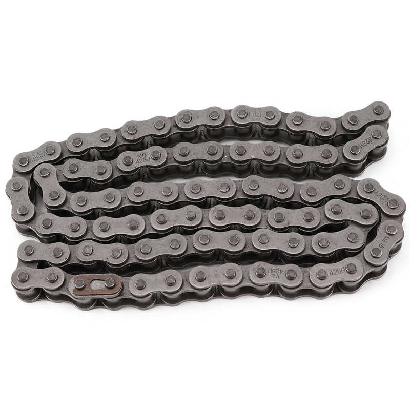 80 Links Chain 428H 80 Links Chain Heavy Duty Steel Chain Replacement for Motorcycle ATV Off Roader Motorcycle Steel Chain 428H