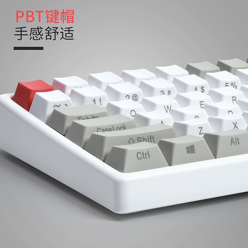 84 keys/set PBT Key cap Side/Top Printed Customization Mechanical Keyboard keycaps