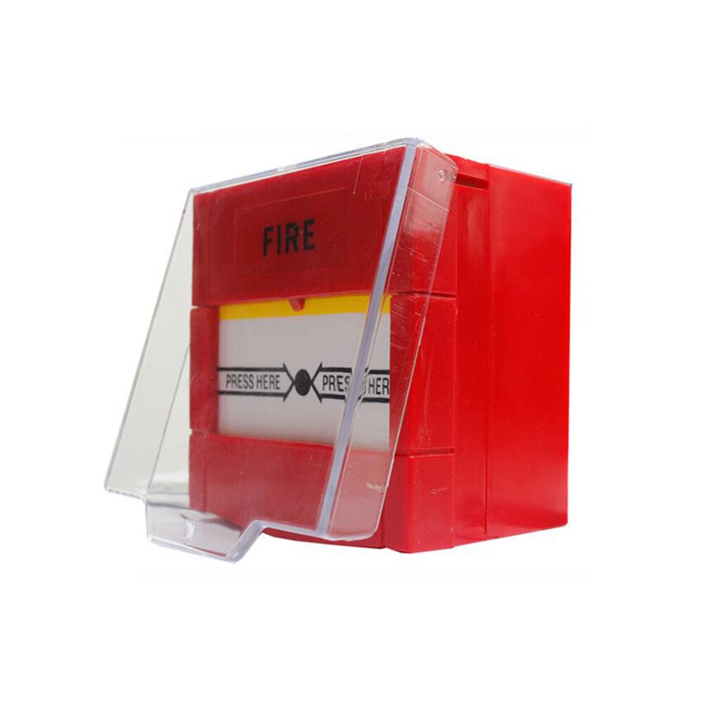 Glass Break Fire Alarm switch Fire Emergency Door Release Urgent Button RB86 Exit Release Switch With Cover: Red