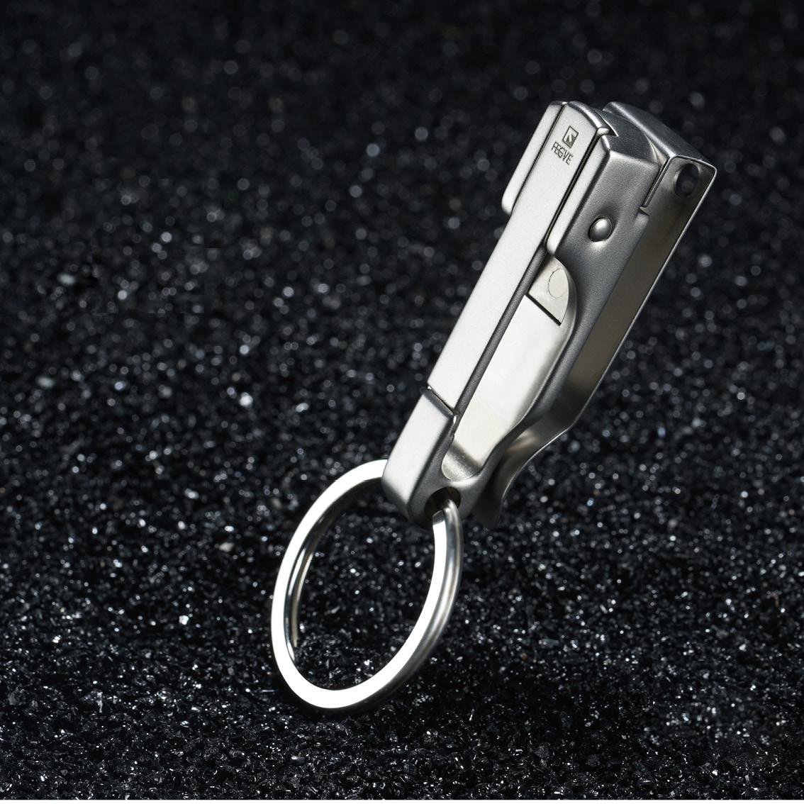 Porte-clés de voiture en acier inoxydable 304, ceinture de taille suspendue, Simple, de , pour hommes, de fête des pères: Matte