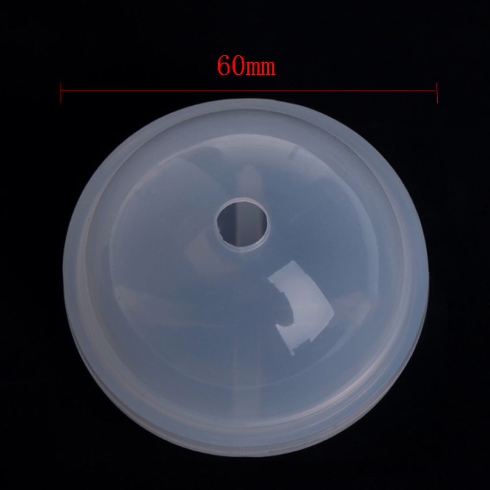 Moule en silicone pour boule de sphère bricolage, artisanat en résine, décoration de moule exécutif, 5 Tan, 20mm, 30mm, 40mm, 50mm, 60mm: BLEU CIEL