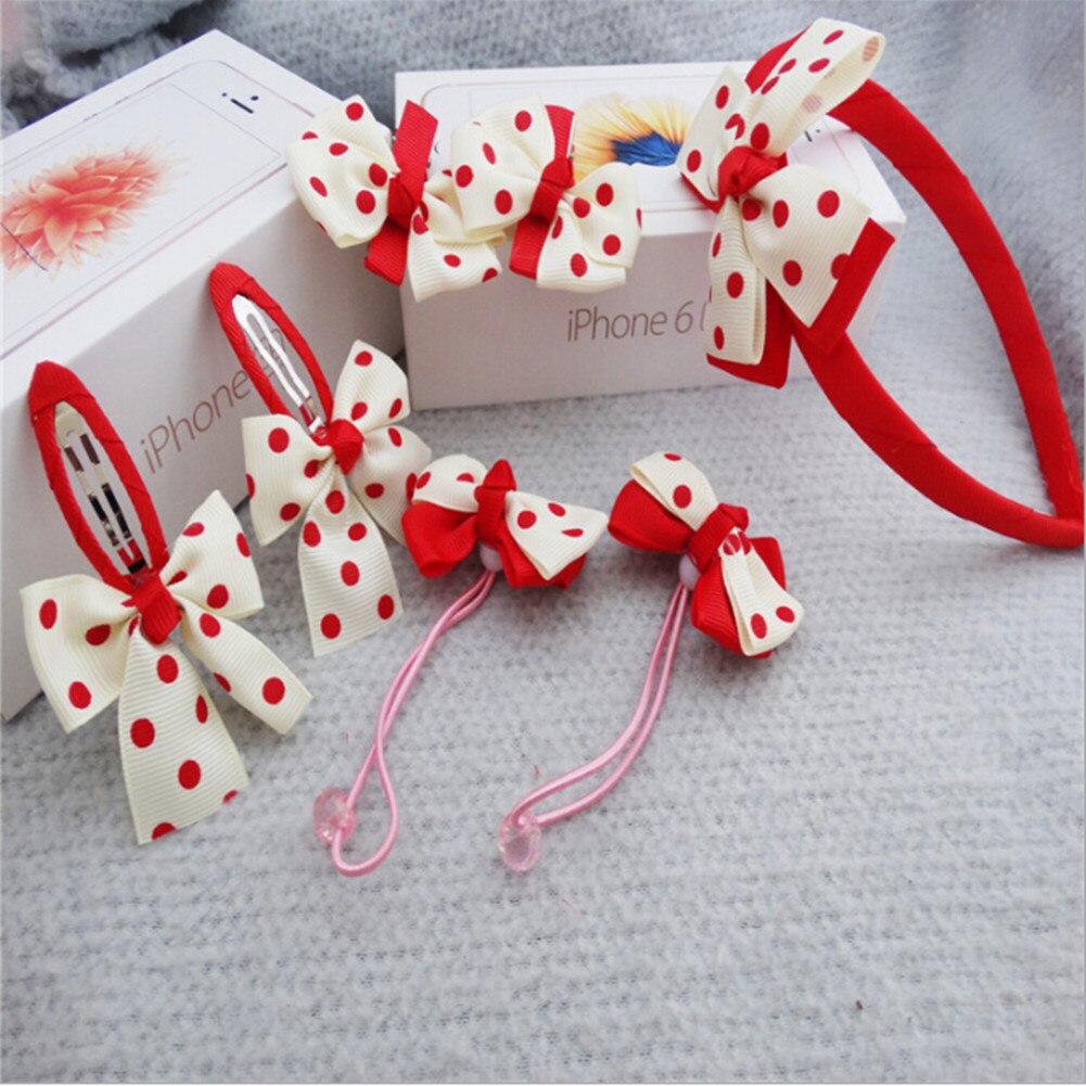7 stuks/set schattige kindermeisjes baby kerst hoofdband grappige peuter strik haarspeld haarband accessoires kleurrijke hoofddeksels mooie: Geel