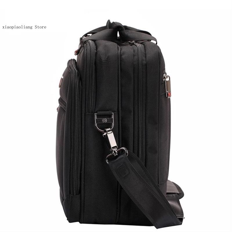 Borsa a tracolla per Computer con protezione multifunzionale Casual da lavoro in materiale di Nylon da uomo