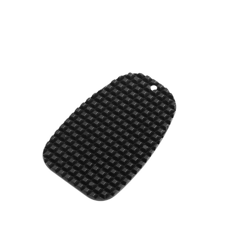 Soporte de pata de cabra para motocicleta, placa de apoyo de pie de motocicleta de plástico, placa antideslizante, almohadilla de estacionamiento, rojo, azul, negro, naranja