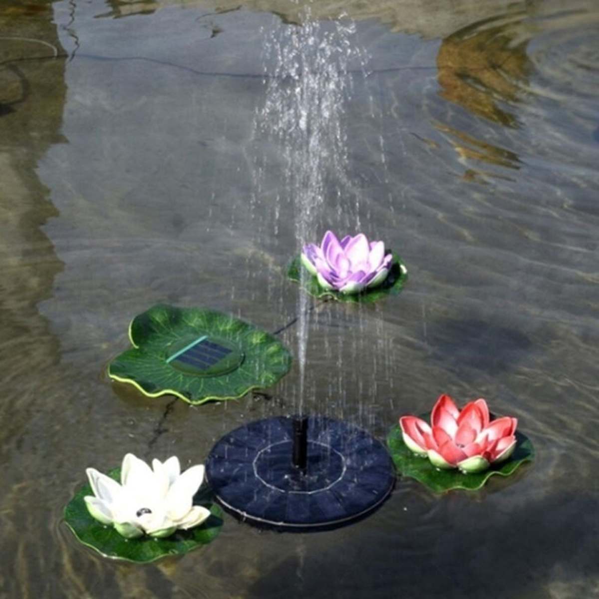 7V Solar Fountain Watering kit Power Solar Pump Pool Pond Submersible Waterfall Floating Solar Panel Water Fountain For Garden