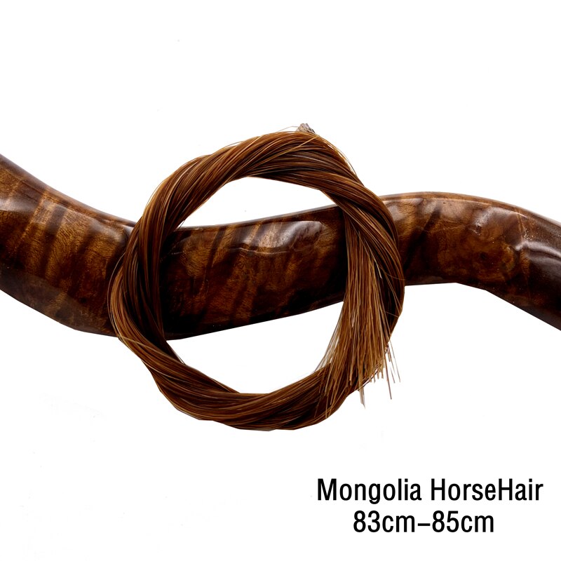50g migliore qualità stomone siberiano//Mongolia crine di cavallo naturale, viola violino violoncello basso arco capelli coda di cavallo: marrone