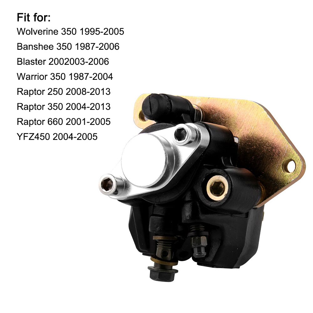 Rear Brake Caliper Assembly For ATV Yamaha Blaster 200 Banshee 350 YFZ350 YFZ450