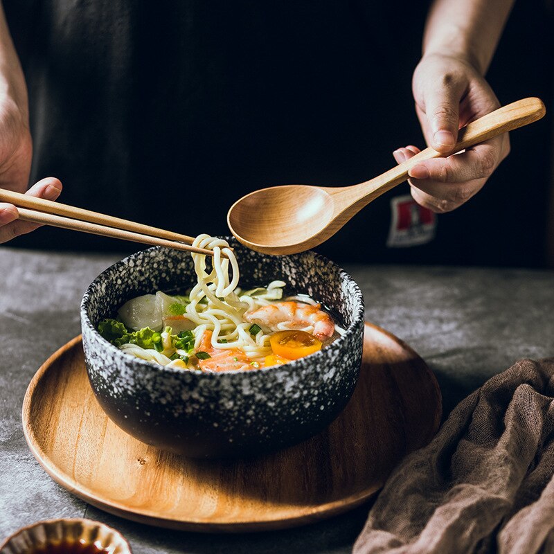 Large Wood Spoon Long Handled Wooden Soup Spoon Ladle Big Dessert Spoon Big Dinner Tablespoon Big