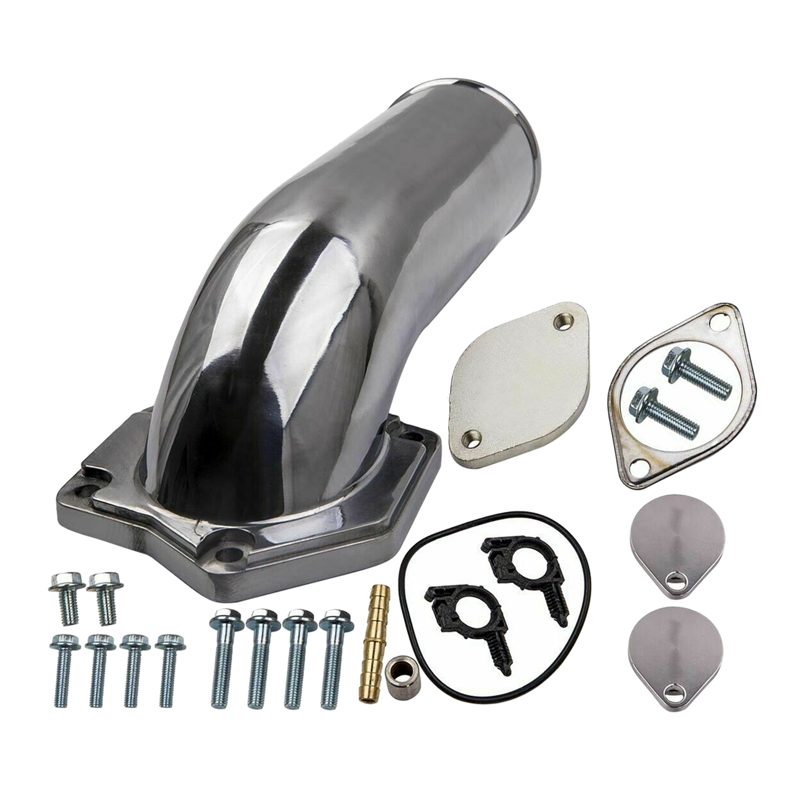 EGR Valve Kit with Intake Elbow Engine Cooler &amp; Throttle Valve Kit Leak Prevent Kit Power stroke For Ford 6.4L F250 F350