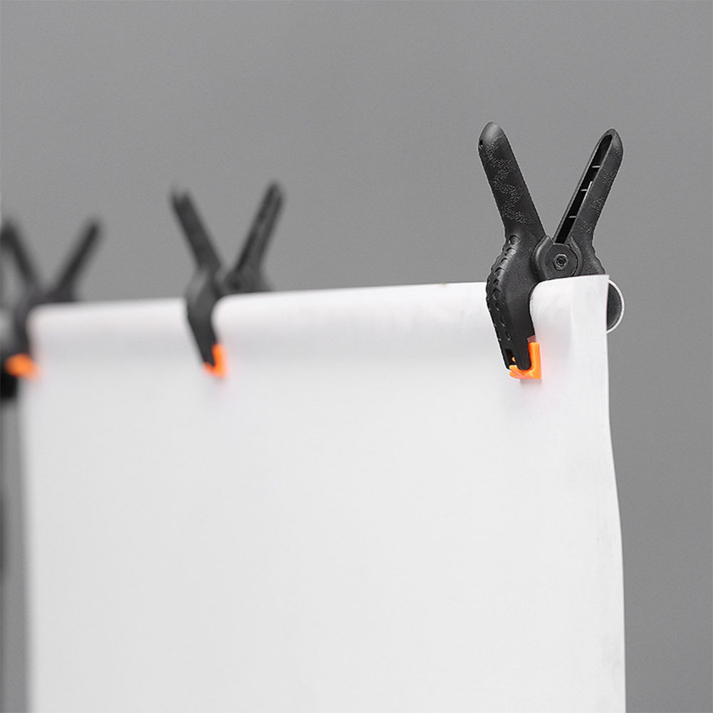 4PCs Adjustable Nylon Spring Clamps 2/3/4 Inch Multi-function Strong Fixed Clip for Photography Background Photo Studio Backdrop