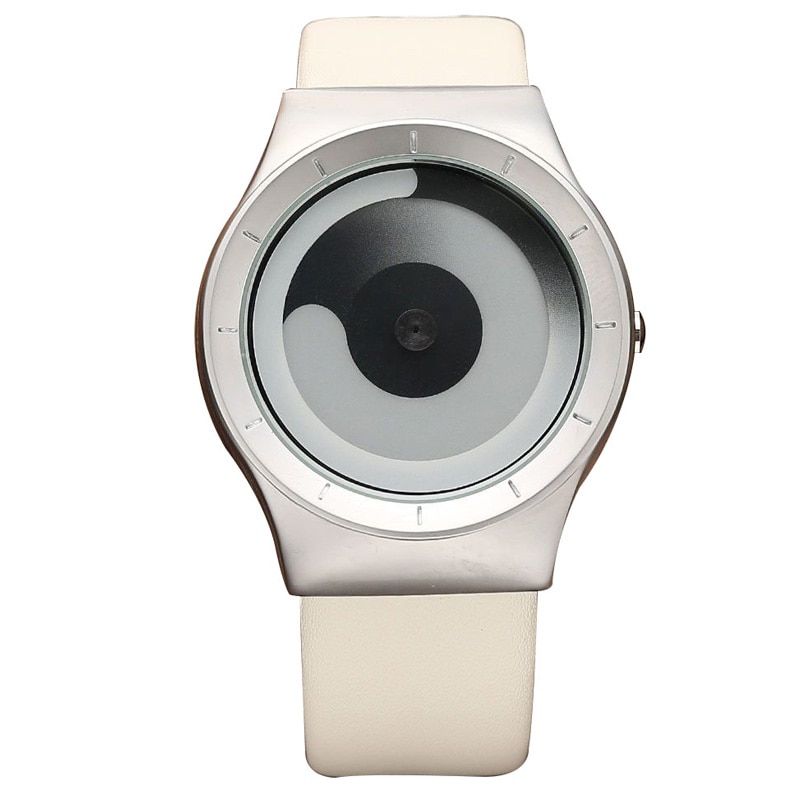 Unieke Draaitafel Minimalistische Creatieve Horloge Novel Stijlvolle Geek Sport Quartz Horloge Voor Mannen Vrouwen Relogio Masculino