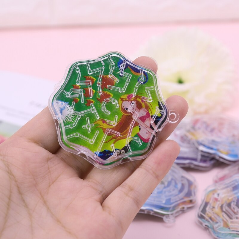 10Pcs Magic Achthoek Puzzel Speed Labyrint Spoor Doolhof Speelgoed Voor Kinderen Kids