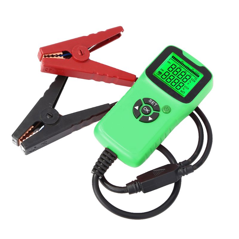 12v auto-accu-testanalysator weerstand cca-spanningstester autodiagnosetool  e7cb: Groente