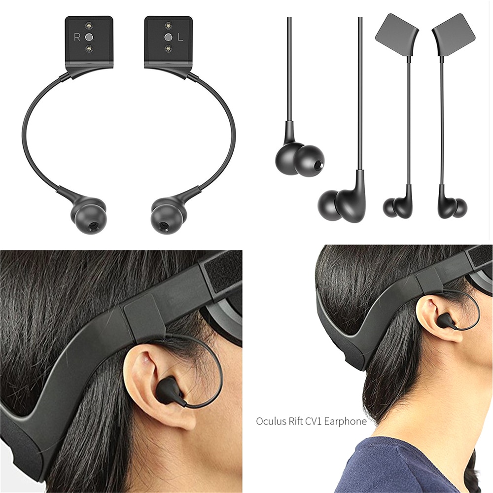 Casque VR pour Oculus Rift / Rift CV1 VR lunettes casque de remplacement écouteurs intra-auriculaires casques accessoires de remplacement pièces