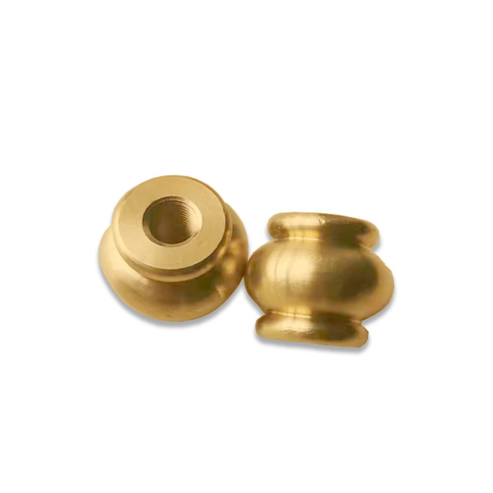 Internal Tooth M10 Brass Drum Connector 30 * 25MM Crystal Table Lamp Floor Lamp Decorative Parts Pitch 1.0mm Connecting Rod