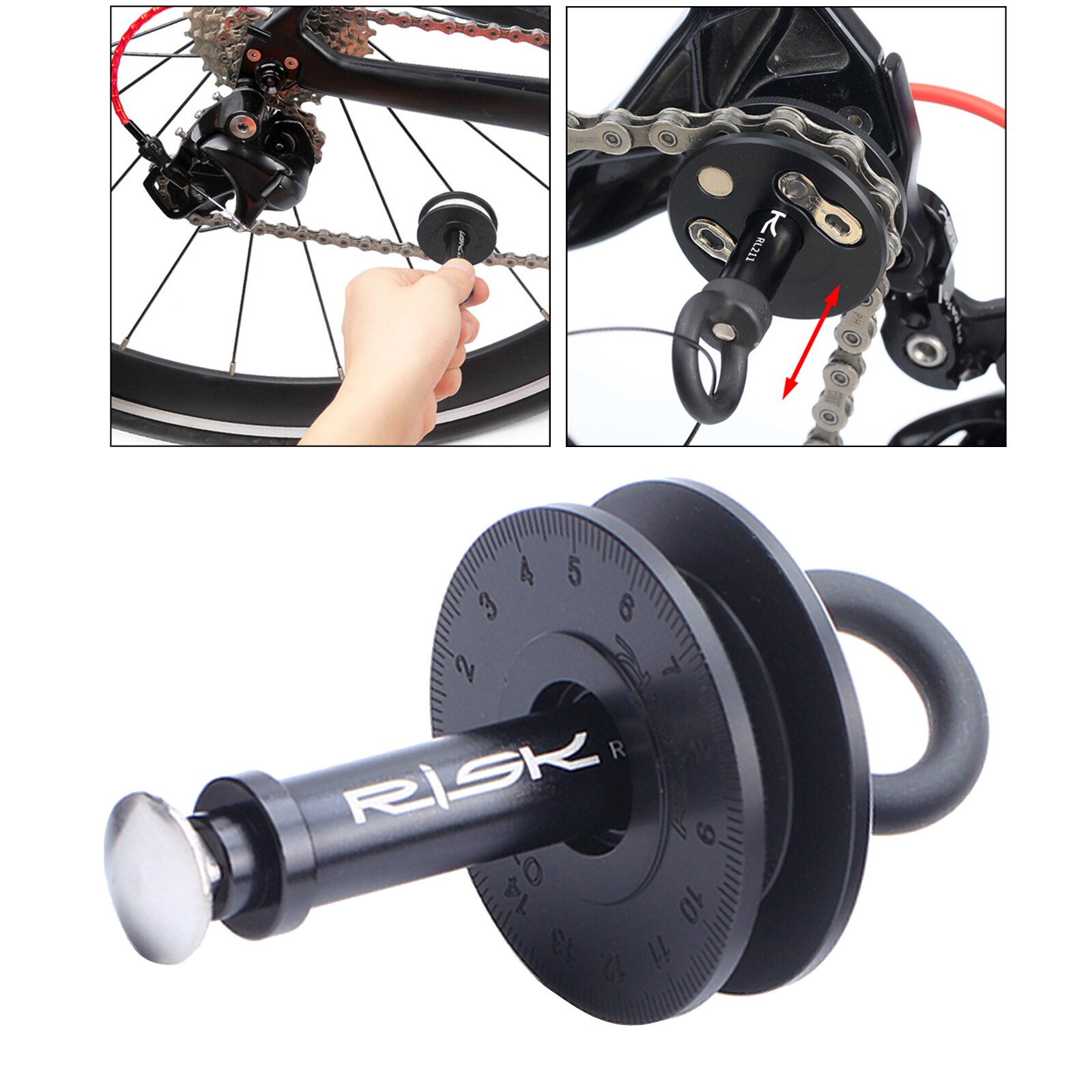 Support de chaîne de vélo factice, moyeu de bicyclette, axe traversant, moyeu à dégagement rapide